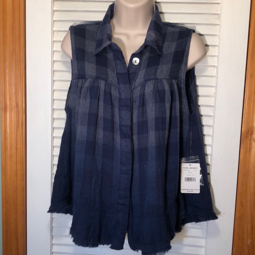 free people sleeveless shirt